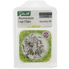 ALM Greenhouse Green House Aluminium Glazing Glass Lap Z Clips Pk 50 GH002