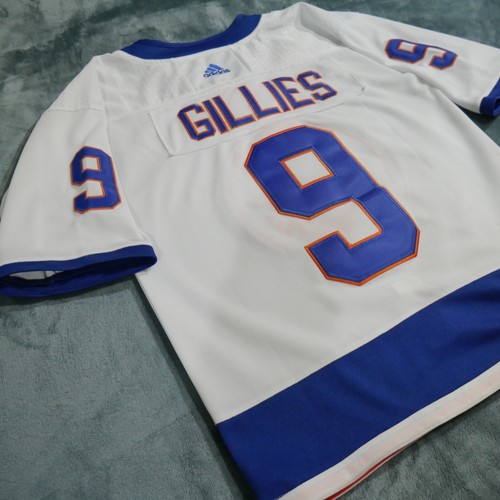 Adidas New York Islanders Clark Gillies #9 Home Jersey Size 46 Lace Up - Picture 16 of 21