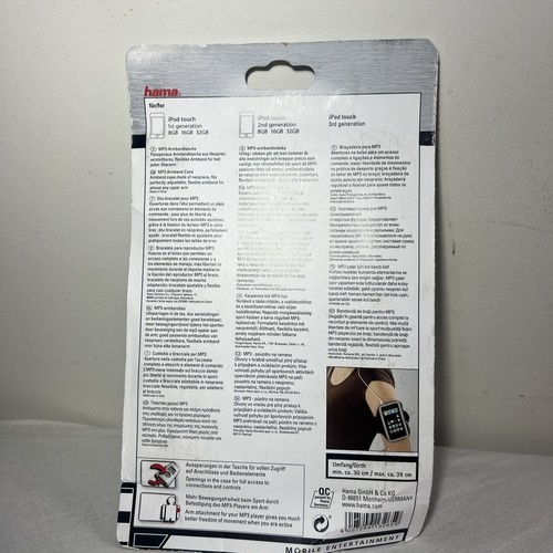 Hama iPod Touch 3G Marathon Arm Strap Running Pouch 013265 New Jogging Strap - Picture 6 of 10