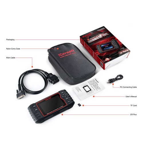 New Version iCarsoft CR PLUS Multi-brand Multi-system Car Diagnostic Tool OBD2 - Picture 5 of 5