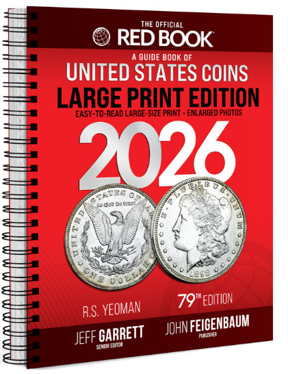 Just IN - NEW - 2026 Red Book Large Print - A Guide Book of United States Coins