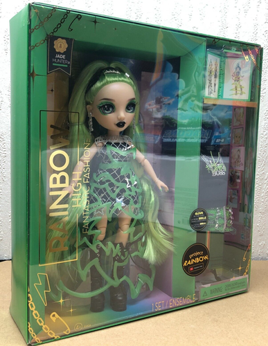 Rainbow High™ Fantastic Fashion™ JADE HUNTER™ Fashion Puppe Grün mit Zubehör - Bild 2 von 7
