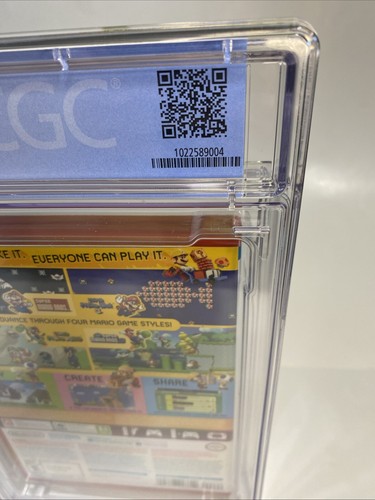 CGC 9.9 A++ SEALED Super Mario Maker (Nintendo NEU Wii, 2015) - Bild 7 von 10