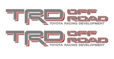 Pair (2) TRD Off Road Stickers Decals, Fits Toyota Tacoma, Tundra, 4Runner, FJ