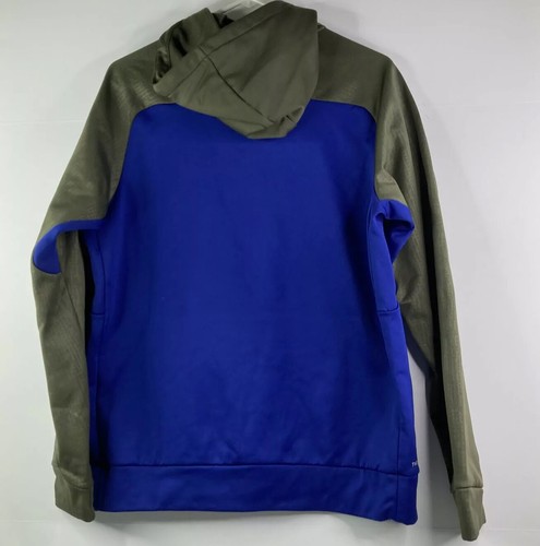 Nike Therma Fit Hoodie Jacke Herren mittelblau grau Logo Kapuzenjacke - Bild 4 von 5