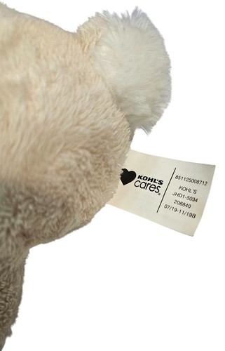 Peluche Kohls Cares The Itsy Bitsy Bunny beige 12" 2018 - Foto 6 di 7