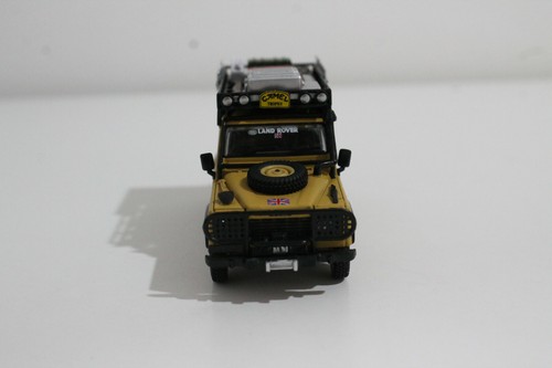 TSM MODEL #108 LAND ROVER DEFENDER 110 CAMEL TROPHY WINNER MINI GT 1/64 #NEW - Picture 3 of 9
