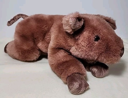 Gund Collector's Classics Limited Edition Plush Brown Pig 1984 Vintage REALISTIC - Picture 4 of 10