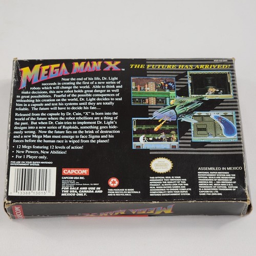 Mega Man X SNES Super Nintendo Complete Game CIB W Reg Card & Manual Authentic - Picture 18 of 19