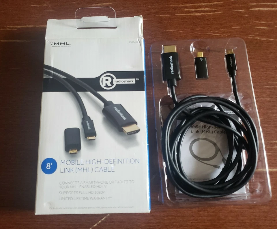 RadioShack 8-Ft. Mobile High-Definition Link MHL Cable - Image 2 of 2