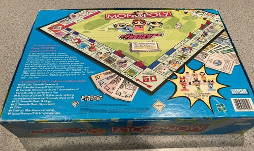 MONOPOLY THE POWERPUFF GIRLS PROPERTY TRADING GAME 2001 COMPLETE RARE VINTAGE - Picture 11 of 20
