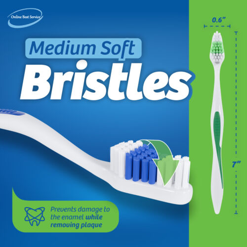 Lote de 100 cepillos de dientes desechables al por mayor al por mayor estándar - Imagen 5 de 14