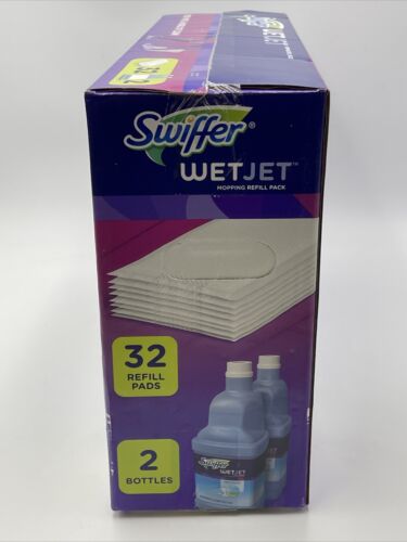 Swiffer Wetjet Mopping Refill Pack (32 Refill Pads + 2 Bottles of Cleaner, 1.25) - Picture 4 of 6