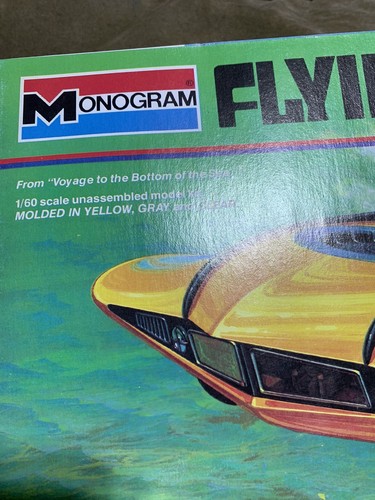 Monogram 1/60 Voyage to the Bottom of the Sea Flying Submarine Kit #6011/ Unused - Picture 3 of 6
