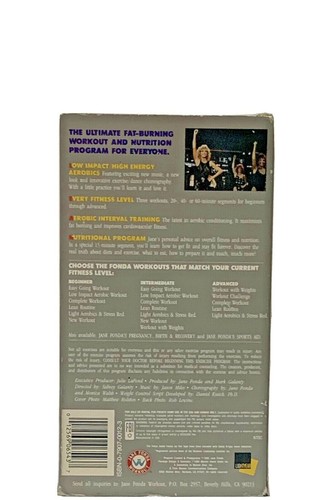 Jane Fonda's Lean Routine Workout Exercise (VHS-1990) - Imagen 3 de 4