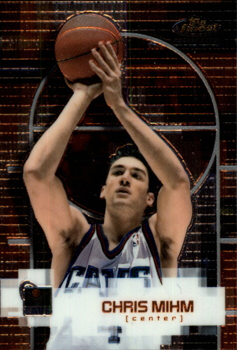 2000-01 Finest Cleveland Cavaliers Basketball Card #132 Chris Mihm Rookie /1599