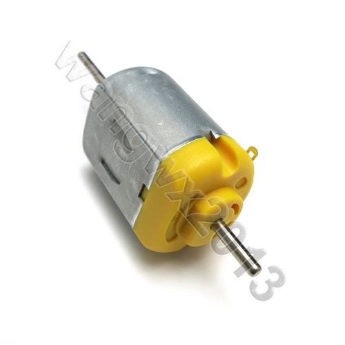 1x DC1,5V-12V 5400u/min Doppelwelle Kohlebürste DC Motor Zum Selbermachen Windstromgenerator - Bild 8 von 8