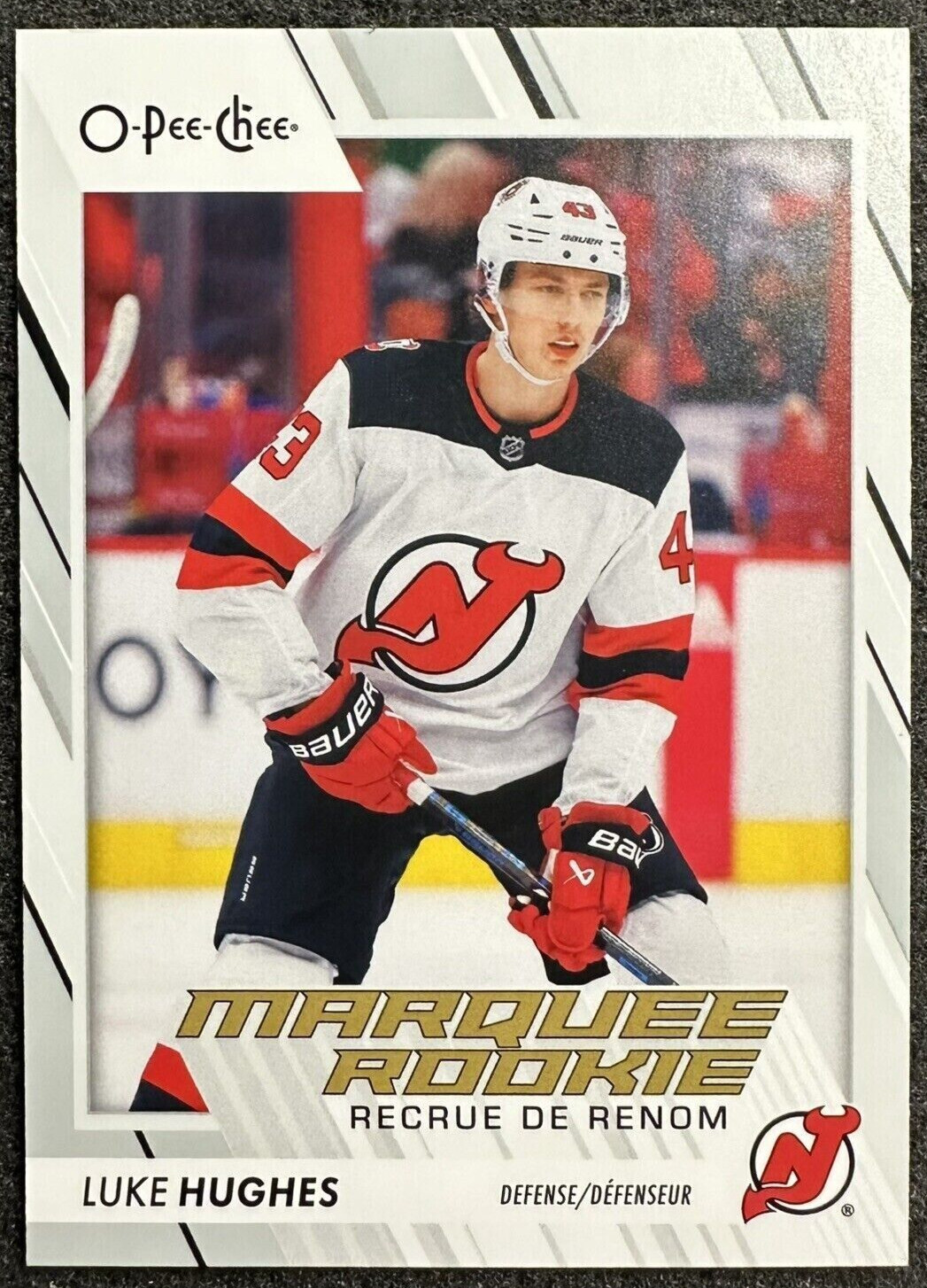 Luke Hughes New Jersey Devils 2023-24 O-Pee-Chee Rookie #572