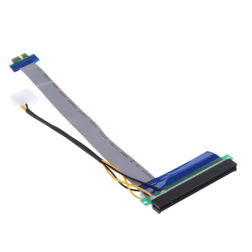 1X zu 16X Adapter PCI E Extender Riser 32CM mit Stromkabel - Afbeelding 3 van 9