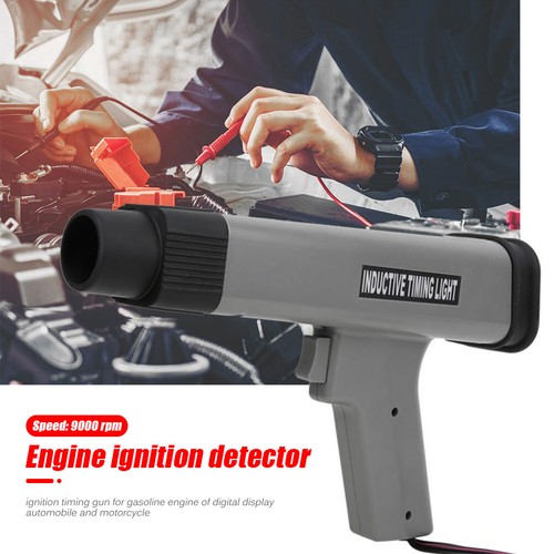12V Professional Digital Inductive Timing Light Engine Ignition Timing Detector - Zdjęcie 4 z 12