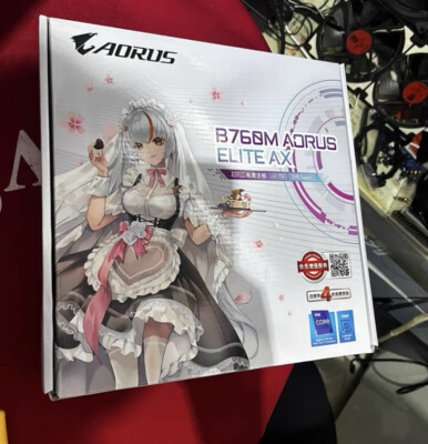 Gigabyte B760M AORUS ELITE AX D5 WiFi6E ga1700 Anime-Style motherboard