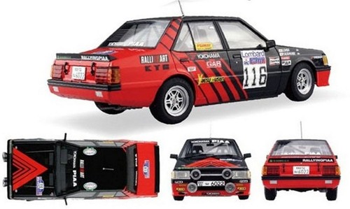 1:24 Mitsubishi Lancer EX Turbo 1984 Lombard RAC Rally model kit by BeeMax - 第 5/22 張圖片