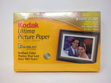 Kodak Ultima Picture Paper Inkjet HIGH GLOSS 100 Sheets  NEW