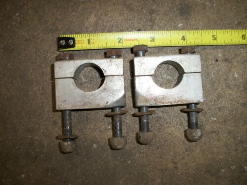 Triumph 7/8 Handlebar Clamps Brackets Aluminum Tiger Cub T20 200cc 1961 - Bild 2 von 3