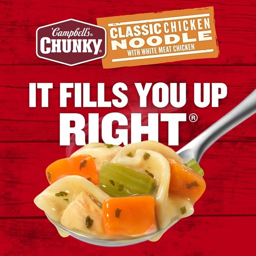 Chunky Classic Chicken Noodle Soup 18.6 oz Can - Picture 6 of 11