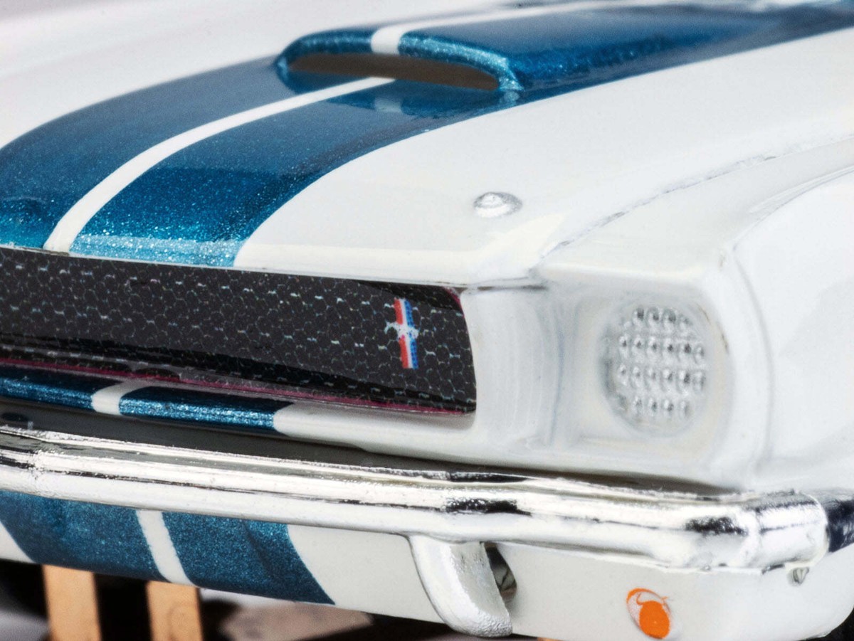 AFX Mega G+☆1965 Shelby Mustang GT350R☆ AFX 1965 Shelby Mustang GT350R Mark Donohue Blue/White Mega