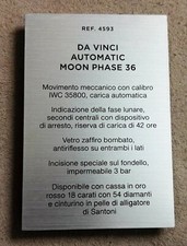 IWC Display Ref.4593 Da Vinci Automatic Moon Phase 36