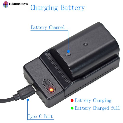 2x Battery + Charger for Panasonic DMW-BLF19e Sigma SD Quattro H Camera BP-61 - Picture 7 of 11