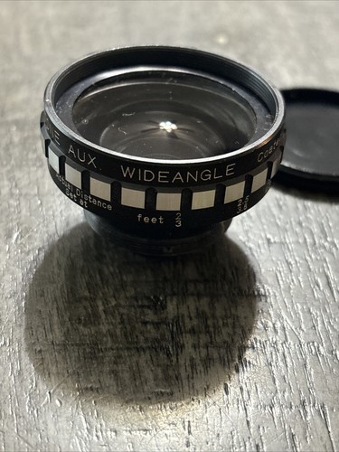 Spiratone Weitwinkel Aux Objektiv Modell V-W & Tele Aux Objektiv Model V-T mit Tasche - Bild 8 von 12