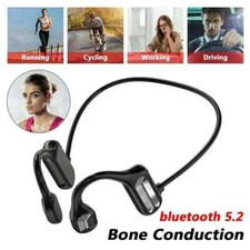 Bluetooth 5.2 Bone Conduction Headphones Wireless Open Ear Outdoor Sport Headset