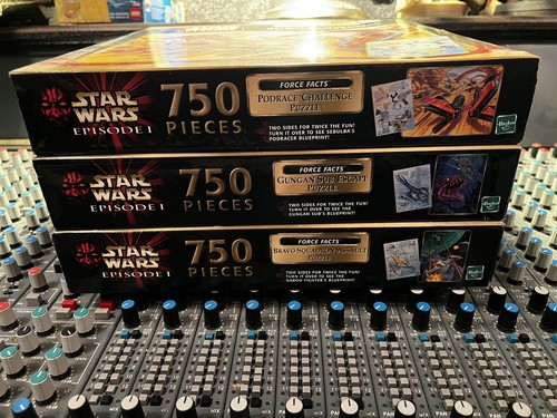 Star Wars Episode 1 Two-sided Puzzles Lot Of 3 Sealed Puzzles 1999 Hasbro - Picture 3 of 3