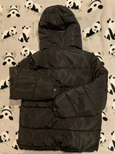 DKNY Jungen Große 14-16 schwarze gefütterte Jacke Hoodie durchgehender Reißverschluss Jugend L - Bild 5 von 9