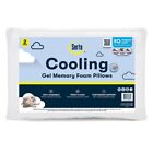 Serta Gel Memory Foam Cluster Pillows (2-Pack) free shipping