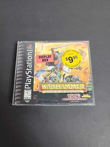 Warhammer: Shadow of the Horned Rat (Sony PlayStation 1,PS1, 1996)-COMPLETE