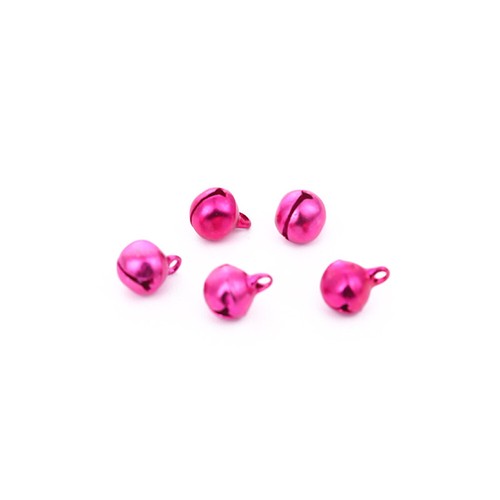 8mm jingle bells aluminium beads christmas decoration mixed colours 50pcs - Picture 3 of 12