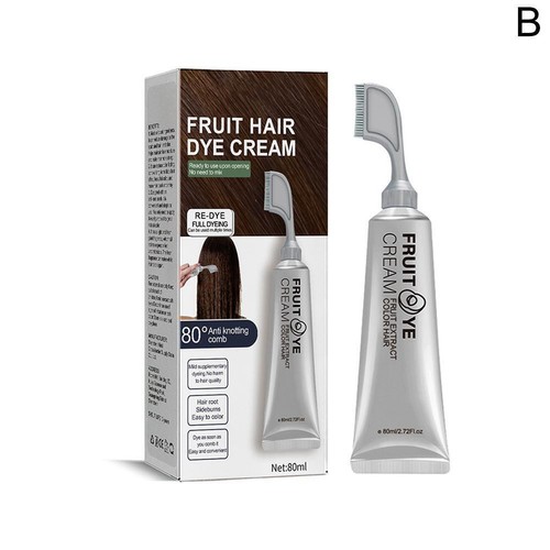 Xusheng Black Fruit Dyeing Cream, Natural Black Hair Hair Lack Cream, Dye U9N5 - Picture 9 of 13