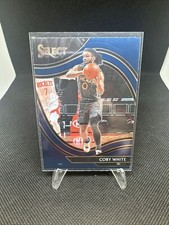 Coby White 2020-21 Panini Select Basketball Blue Courtside #233