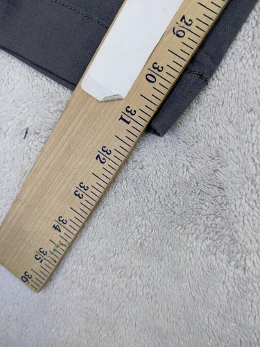 Grayers Mens Slim Fit 30x30 Flex Gray Linen Blend Chino Tapered Mid Rise - 第 10/11 張圖片