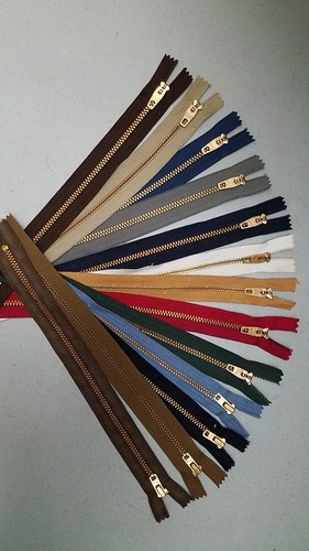 USA VTG.1960s-70s "LEVI'S"; "SCOVILL", "42 TALON" Metal BRASS(Jeans Pants)ZIPPER - Picture 4 of 30