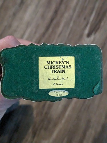 Danbury Mint Disney Mickey Christmas Train Replacement Piece Mickey Engine - Picture 10 of 10