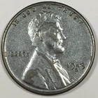1943-D Lincoln Wheat "Steel" Cent Penny - Extremely Fine (XF) KM#132a - 5985