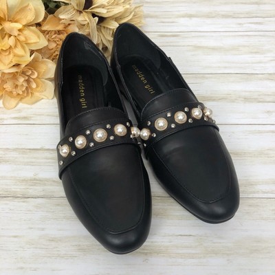 madden girl gray slip ons