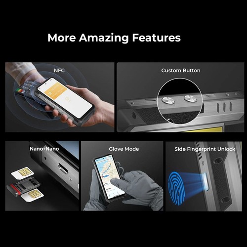 Oukitel WP100 Laser Rangefinder 5G Robust Outdoor Handy 33000mAh 36G+512GB 200MP - Photo 22/23