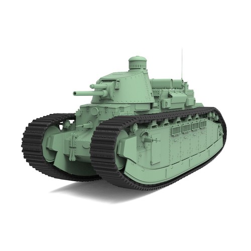 SSMODEL SS1446668 V2.0 1/144 Military Model Kit France FCM 2C Heavy Tank - Picture 2 of 5