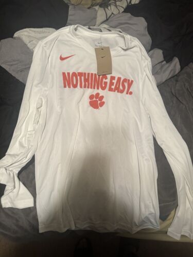 Clemson Tigers Nike Dri-Fit Long Sleeve T-Shirt, Large, BRAND new!! ACC Tourney - Picture 2 of 6