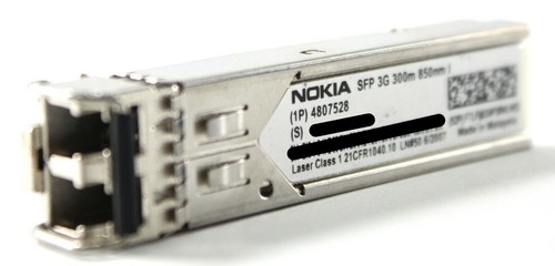 Nokia 4807528 SFP 3G 300m 850nm Transceiver Module - Picture 1 of 2